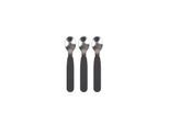 Filibabba Silicone spoons 3-pack - Stone grey