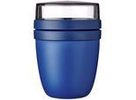 MEPAL Lunchpot ELLIPSE Lunchbox Snackbox mit 2 Behältern vivid blue