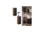 Vicco Midischrank Irma Eiche Anthrazit 30 x 81 cm 1 Schublade 2 Fächer Badezimmer