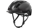 Fahrradhelm ABUS "PURL-Y" Gr. S, schwarz (shiny schwarz), Helme, S Kopfumfang: 51cm - 55cm
