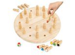 Toyfel Spiel, Magnus, Klappbares Memory Schach 40 cm Gedächtnisspiel aus Holz