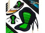 KESSER® Kajak-Sitz für SUP Board Stand Up Paddle Surfboard Sitz SUP Paddling Paddelboards Gepolsterte Sitz 32x38cm, Rückenlehne 51x45cm schnell und einfach montiert