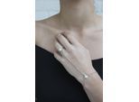 Otazu - Audrey Rhodium Plated Armband Met Swarovski Kristal