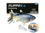 MAVURA Tier-Aktivitätsspiel FLIPPOX zappelnder elektrischer Fisch Set Interaktiv Katzenspielzeug