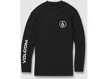 Volcom Lido Solid Longsleeve Lycra black