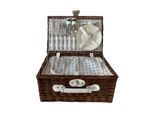 HTI-Living Picknickkorb für 2 Personen Finie Braun