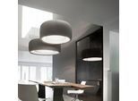 Luceplan Silenzio LED-Pendelleuchte grau Ø 120cm