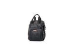 Chipolino Kinderwagentasche, Rucksack Wickelunterlage, Henkel Träger verstellbar black