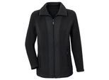 Fleecejacke CASUAL LOOKS, Damen, Gr. 42, schwarz, 100% Polyester, unifarben, figurumspielend, Jacken Fleecejacke