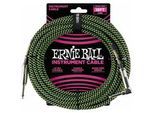 Ernie Ball 6082 Instrumentenkabel 5,49 m Schwarz/Grün