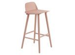 Muuto - Nerd Barhocker H 75 cm, tan rose