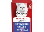 GOURMET Mon Petit Intense 8x6x50g mit Thunfisch, Lachs, Forelle