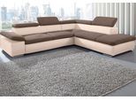 Ecksofa Valantine V, wahlweise mit Bettfunktion