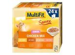 MultiFit Junior Sauce Chicken Mix Multipack 24x100 g