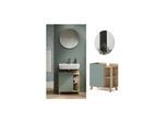 Vicco Badmöbel-Set Karen Sonoma Mintgrün 2 Teile