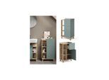 Vicco Unterschrank Karen Sonoma Mintgrün 50 x 90 cm Tür Schublade