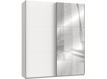 Schwebetürenschrank WIMEX "Level by fresh to go", weiß, B:200cm H:236cm T:65cm, Schränke, Schwebetürenschrank