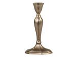 Chic Antique Messing Kerzenständer, H18/L10,5/B7 cm, antique messing