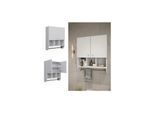 Vicco Badschrank Fynn Weiß 59 x 71 cm Hängeschrank 2 Türen