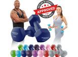 Miweba Sports Gymnastikhanteln 2er-Set NKH100, bodenschonend, 0,5-10 kg, Anti-Rutsch-Oberfläche (Königsblau, 2x 6,0 Kg)