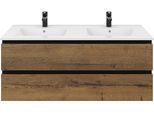 MARLIN Waschtisch »3510clarus«, 122 cm breit, Waschplatz inkl. Waschbecken, vormontiert