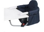 CHIC4BABY Tischsitz »Relax, Jeans Navy«, platzsparend zusammenfaltbar