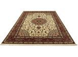 morgenland Orientteppich »Perser - Täbriz - Royal - 359 x 248 cm - beige«, rechteckig, Wohnzimmer, Handgeknüpft, Einzelstück mit Zertifikat