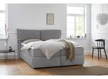 andas Boxspringbett »Jenson«, in 4 Farben, 4 Breiten, 3 Matratzenarten in 2 Härtegraden, Topper