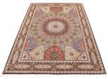 morgenland Orientteppich »Perser - Täbriz - Royal - 412 x 303 cm - mehrfarbig«, rechteckig, Wohnzimmer, Handgeknüpft, Einzelstück mit Zertifikat