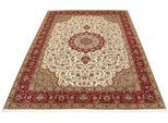 morgenland Orientteppich »Perser - Täbriz - Royal - 400 x 302 cm - rot«, rechteckig, Wohnzimmer, Handgeknüpft, Einzelstück mit Zertifikat