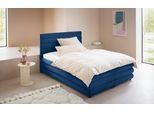 Polsterbett "Maylis", blau, B:152cm L:211cm, 100% Polyester, LEGER HOME BY LENA GERCKE, Betten, Polsterbett ohne Bettkasten Polsterbett, wahlweise mit und ohne Matratze und Lattenrost, auch in 200cm Breite