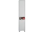 Hochschrank FMD "Zamora", weiß, B:36,8cm H:192,6cm T:32,9cm, Holzwerkstoff, Schränke, Hochschrank, Breite 36,8 cm