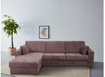 Home affaire Ecksofa Roma "L" Dauerschlaffunktion, mit Unterfederung, Matratzenhöhe 14cm, Liegemasse ca 163x198 cm, L-Form