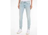 Tommy Jeans Slim-fit-Jeans »Skinny Jeans Marken Low Waist Mittlere Leibhöhe«, mit Faded-Out Effekten