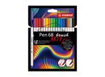 STABILO Faserstift »Pen68 ARTY 18 St«, Wasservermalbar