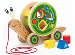 Hape Nachziehtier »Schnecke«, (Set, 1 tlg., 1), Schnurlänge 60 cm