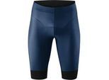 Fahrradhose GONSO "SQlab GO M", Herren, Gr. 3XL, Normalgrößen, blau (dunkelblau), 80% Polyamid. 20% Elastan, Hosen, Herren Radhose mit Sitzpolster, kurze moderne Radlerhose, Tight Fit