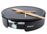 STEBA Crêpesmaker "Maker XXL CR36 1500 W, Schwarz", schwarz, B:37cm H:9,5cm T:38,5cm, Crepesmaker, Crêpesmaker