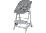 roba® Hochstuhl »Treppenhochstuhl 2-in-1 Set Born Up taupe«, mit Neugeborenen-Aufsatz, Stone gesteppt