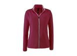 Fleecejacke DEPROC ACTIVE "DECORAH III WOMEN", Damen, Gr. 54 (XXL), rot (weinrot), 100% Polyester, tailliert, gerader Abschluss, Jacken Fleecejacke, weiche Fleecejacke in traditioneller Optik