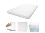 10cm Memoryfoam-Matratzentopper MCW-E63, Topper Matratzenauflage Matratzenschoner ~ 140x200cm Viscoschaum