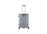 Koffer NATIONAL GEOGRAPHIC "CRUISE", Gr. B/H/T: 45cm x 67cm x 24cm, silber (silberfarben), Polyester, Koffer, Aus robustem Polycarbonat