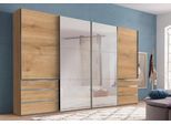 Schwebetürenschrank WIMEX "Level by fresh to go", braun (plankeneichenfarben), B:300cm H:236cm T:65cm, Schränke, Schwebetürenschrank, mit Synchronöffnung