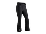 Skihose MAIER SPORTS "Mary" Gr. 44, Normalgrößen, schwarz Damen Hosen Eng geschnittene Softshellhose in femininer, sportlicher Silhouette