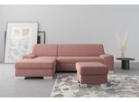 DOMO collection Ecksofa »Anzio L-Form«, wahlweise mit Bettfunktion und Federkern