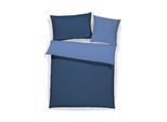 HOME FASHION Bettbezug »Double-Face«, (1 St.), verdeckter Reissverschluss