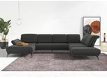 INOSIGN Wohnlandschaft »Coco U-Form«, Sitztiefen-, Arm- und Kopfteilverstellung, Cord-Bezug, Fusshöhe 15 cm