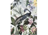 Artland Wandbild »Vintage Kranich«, Vogelbilder, (1 St.), als Alubild, Outdoorbild, Leinwandbild, Poster in verschied. Grössen