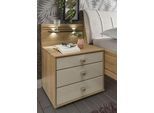 WIEMANN Nachtkonsole »Kiruna, Eiche teilmassiv, Made in Germany, mit Soft-Close-Funktion«, in stilvoller Optik