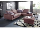 sit&more Ecksofa »Percy L-Form«, 15 cm Fusshöhe, Sitztiefenverstellung, wahlweise in 2 Fussfarben